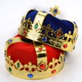 thumbnail image 4 of King Crown Creative Funny Decorative Rhinestone Prince Crown Party Crown, 4 of 10