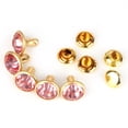 thumbnail image 2 of 10PCS Colorful Rhinestone Rivets Cap Stud For Diy Craft Decoration(pink Crystal), 2 of 9