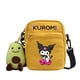 thumbnail image 4 of Kuromi-Bolsa Escolar de Anime para hombres y mujeres, bolso oblicuo periférico, bolso cuadrado pequeño con estampado de moda, mochila oblicua de un hombro, 4 of 4