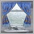 thumbnail image 3 of Carnation Home Fashions FWC-TS Rideau de Fenêtre en Tissu Tropical Sea, 3 of 3