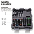 thumbnail image 2 of Klein Tools 2-In-1 Impact Flip Socket Set, 5 Pieces, 2 of 4