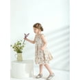 thumbnail image 3 of Happy Town Kids Toddler Girls Dress Princess Sleeveless Beach Butterfly Sundress, 3 of 8