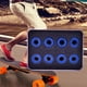 thumbnail image 4 of Juego de 8 Rodamientos de skate premium Macarena Abec-11 con caja de almacenamiento de hierro Azul, 4 of 8