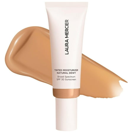 Laura Mercier Mini Long-Wear Tinted Moisturizer Natural Dewy SPF 30 with Hyaluronic Acid Color: 3w1 Palomino Size: 1.52 FL OZ