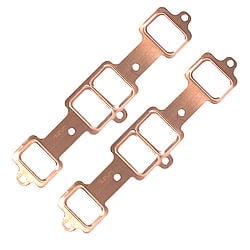 SCE Gaskets 4074 Pro Copper Header Gasket Pair - 2.500 in Round Port