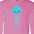 thumbnail image 4 of Inktastic Cute Jellyfish, Little Jellyfish, Blue Jellyfish Long Sleeve T-Shirt, 4 of 5