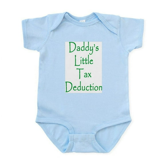 CafePress - Daddy's Little Tax Deduction Creeper / Onesie - Baby Light Bodysuit, Size Newborn - 24 Months