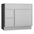 thumbnail image 6 of Vanity Art 36" W Birch Plywood Freestanding Single Base 2 Drawers Storage Cabinet with Soft Close Door, 6 of 9