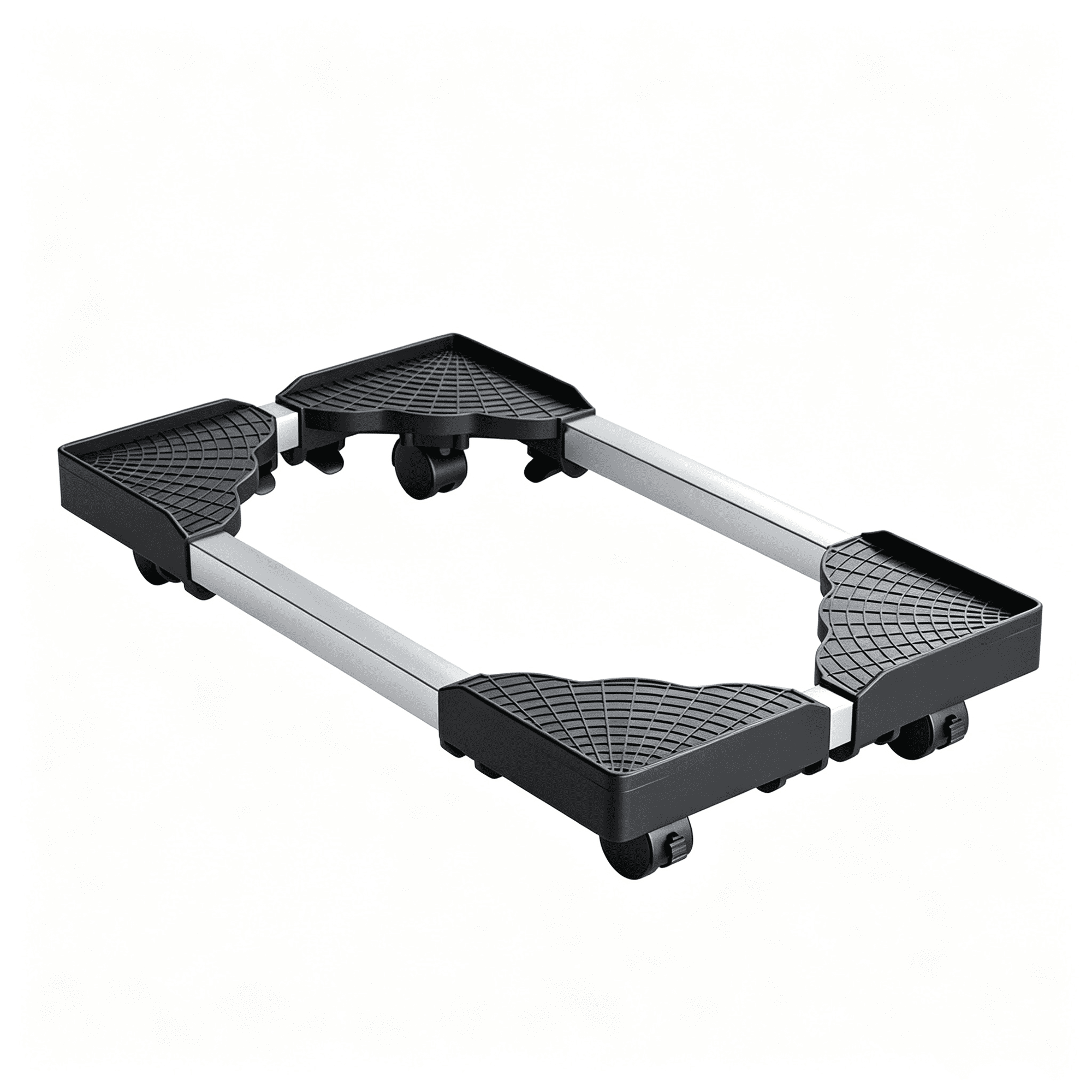 MRSXXNTY Mobile CPU Stand Adjustable Computer Tower Stand with 4 Caster Wheels Fits Most PC (Black)