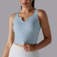 thumbnail image 7 of qolati Womens Crop Tank Tops Ribbed Sleeveless Basic Workout Tops Fitness Sports Running Yoga Shirts Tops No Padding, 7 of 7