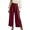 Red, variant on jiaxiM Dress Pants Women High Elastic Waisted Palazzo Pants for Women Petite Drawstring Cotton Trousers Pants for Women Women Lounge Pants Vacation