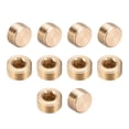 thumbnail image 1 of Conector de tubería de latón Unique Bargains, tapón ciego hexagonal, 1/8 pulgada G macho, 10 piezas, G3/8 10, 1 of 3