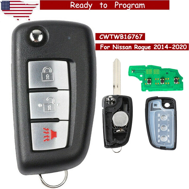 Replacement For 2014-2018 NISSAN ROGUE SMART FLIP KEY REMOTE SHELL CWTWB1G767 