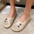 thumbnail image 2 of TOWED22 Chaussures de Travail Plates Confortables à Bout Pointu pour Femmes (Kaki, 7), 2 of 5