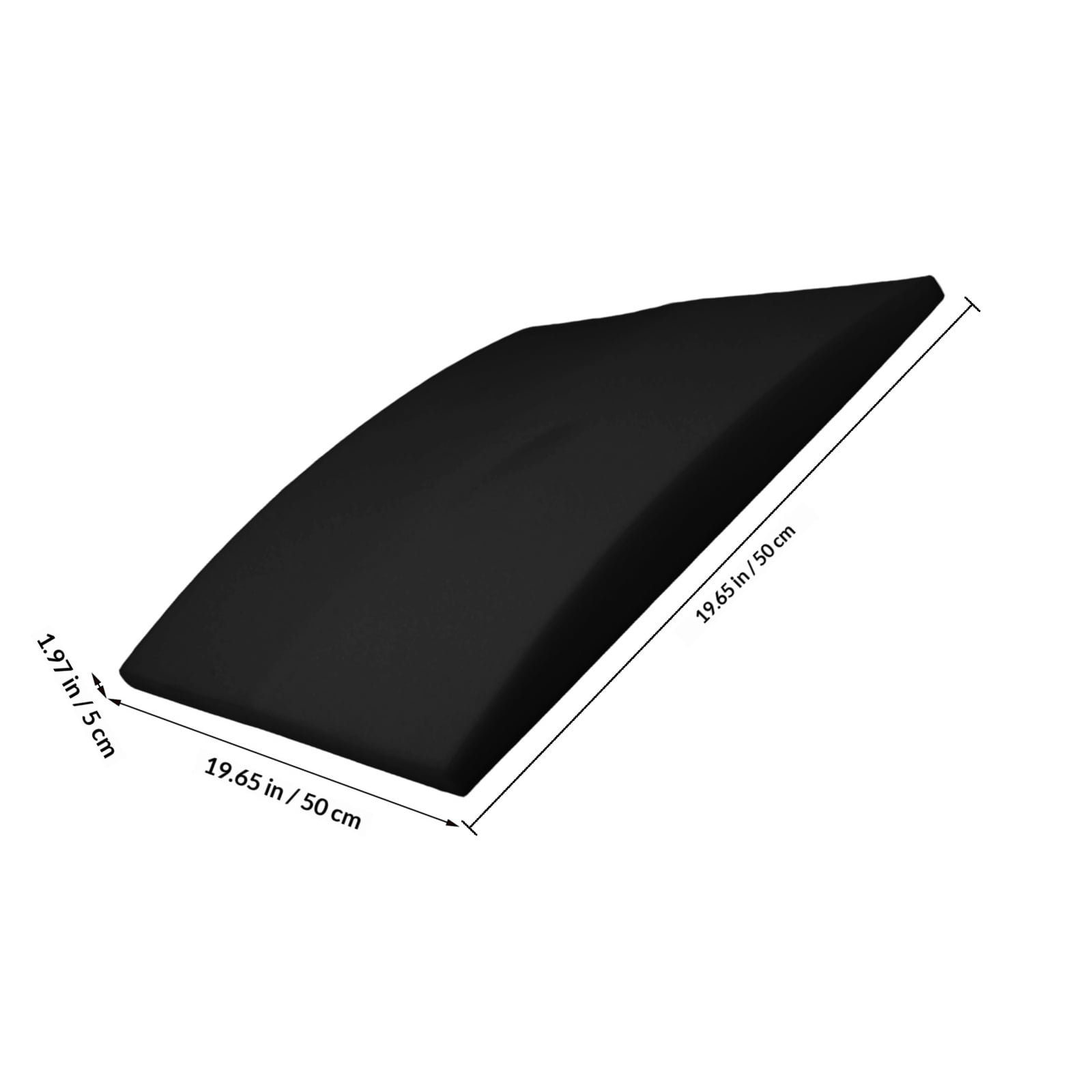 DEEPCRAFF High Density Firm Black Sofa Support Cushion Insert for Sagging Couch Restoration and Comfort Enhancement