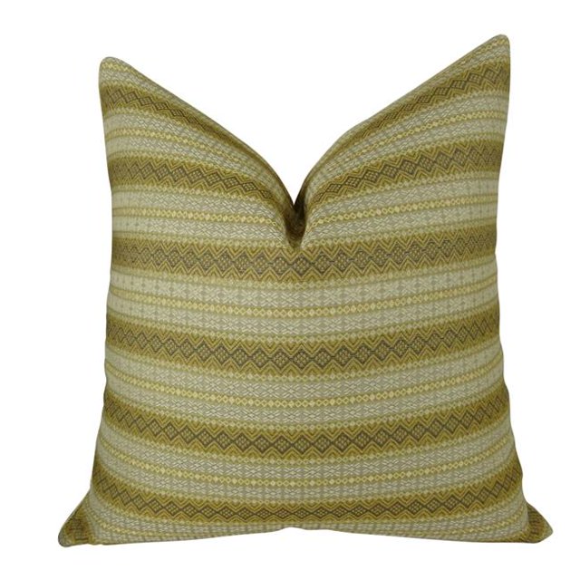 Plutus Coussin à Rayures Complètes Fait Main, (20 Pouces x 26 Pouces Standard)