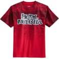 thumbnail image 1 of Metal Mulisha - Camiseta gráfica con logotipo impreso para hombre, rojo, extragrande, 1 of 1