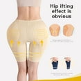 thumbnail image 7 of Fimkaul Women's Shapewear Tummy Control Plus Size Butt Pads Bigger Butt Hip Pads Hip Enhancer Upgraded Sponge Padded Butt Lifter Panties Body Shaper Shorts Beige L, 7 of 7