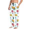 thumbnail image 2 of FORMRS Mens Pajama Pants with Pockets Soft Cotton Sleepwear Lounge Bottoms, Sizes S-2XL, Bubbles Hamburger, 2 of 7