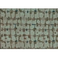 thumbnail image 1 of Ahgly Company Indoor Rectangle Abstract Turquoise Blue Modern Area Rugs, 5' x 7', 1 of 4
