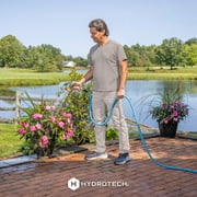 HydroTech Pro Series 3/4 x 25ft Expandable Garden Hose - Kink-Free, 2x Flow, Lightweight