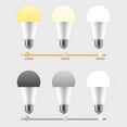 thumbnail image 4 of Ampoule LED Intelligente, Ampoule LED A19 100-245V Gradation Continue Base 2.4GHz E26 pour Chambre, 4 of 7