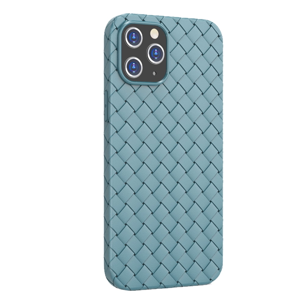 Compatible with iP14 Pro Max 6.7,Woven &Leather Texture