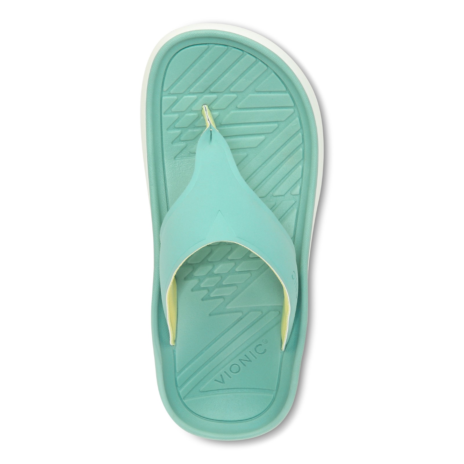 Vionic Restore Recovery Sandals Mens 7.5 Black Lime Green Orthotic Flip Flops Vionic Renewal - Adjustable Recovery Slide - Women main image 2