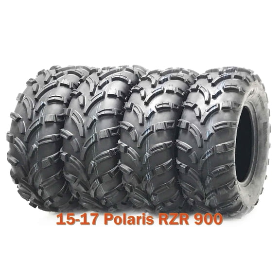 Full Set ATV UTV Tires 26x8-12 Front & 26x9-12 Rear for 15-17 Polaris RZR 900