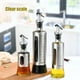 thumbnail image 4 of Botella de aceite Botellas de condimentos Contenedor Dispensador de suministros de cocina de acero inoxidable Herramienta de almacenamiento antideslizante Salsa para vinagre de soja Escala de 200ML Inevent HA009719-04B, 4 of 7