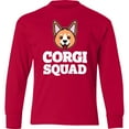 thumbnail image 3 of Inktastic Dog Corgi Squad Long Sleeve Youth T-Shirt, 3 of 5