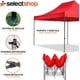 thumbnail image 3 of Carpa Toldo 2x3M Reforzado Plegable Impermeable Facil Armado Y Transporte para Jardín Casa Exterior Uso Rudo Acero Lona (Rojo), 3 of 7