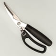 thumbnail image 1 of GAJING Heavy Duty Poultry Shears - Spring Loaded Professional Kitchen 3mm Thickness Blades Scissors with Lock and PP comfortable Handle for Cutting Chicken, Bone, Meat,Barbecue,Chopping Food - -, 1 of 6