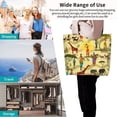 thumbnail image 4 of Yiaed Ethnic African Print Handbag for Women Tote Purse Shoulder Bag Large Fashion Hobo Purse Handbag Shopping Tote, 4 of 5