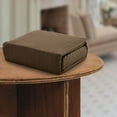 thumbnail image 6 of Lux Decor Collection 1800 Thread Count Brown Striped Stripes Striped Microfiber Sheet Sets, Twin, Deep Pocket 4 Pieces, 6 of 6