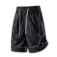 thumbnail image 4 of Aimik Men's Basketball Training Shorts Contrast Piping Detail Moisture-Wicking Summer Sports Shorts for Basketball Gym Workout, 4 of 5