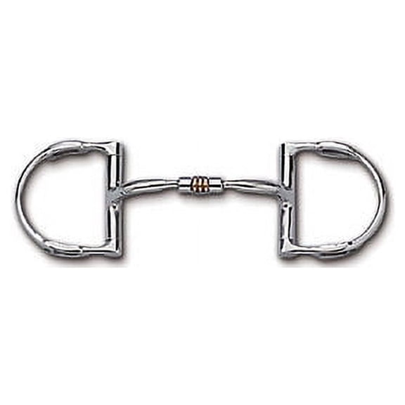 Myler 5" English Dee with Hooks and Comfort Snaffle with Copper Roller MB 03 #89-22035