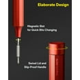 thumbnail image 5 of HOTO 24 in 1 Precision Screwdriver Set, Pen Shape Mini Manual Screwdriver - Red, 5 of 9