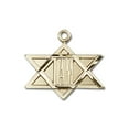 thumbnail image 1 of 14kt Yellow Gold I Am Star Medal 3/4 x 3/4 inches, 1 of 1