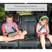 Atomi 40w Multi-port Car Charger; 2 USB-C , 4 USB ports AT1639 NEW