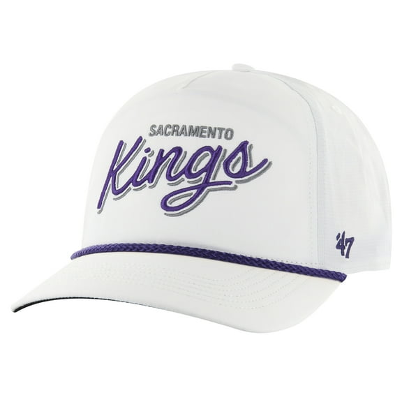 Men's '47 White Sacramento Kings Fairway Hitch brrr Adjustable Hat