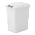thumbnail image 1 of Basurero Sterilite TouchTop de 28 litros, paquete de 4 unidades, color blanco, 1 of 9