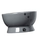 thumbnail image 1 of Comedero elevado para gatos, comedero elevado, cuencos para gatos, protección estable para el cuello, alimentación para gatos plano gris, 1 of 9