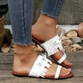 thumbnail image 5 of Summer Womens Sandals Fashionable and Casual Style Outer Wear Strap Flat Beach Slippers, 5 of 9