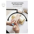 thumbnail image 2 of 20W 16inch U-Shaped Led Half Moon Beauty Lamp Ring Eyebrow Tattoo Salon Eyelash Extension Black US Plug, 2 of 6
