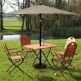thumbnail image 3 of Costway 9FT Patio Solar Umbrella LED Patio Market Steel Tilt W/ Crank Outdoor, 3 of 10