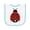 White and Light Blue, variant on Inktastic Lady Bug Baby Terry Cloth Bib