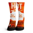 thumbnail image 2 of Function - Custom Text Hot Sauce v2 Adult Unisex Socks Taco Hot Bell Verde Diablo Funny Joke Mild Packet Customize, 2 of 4