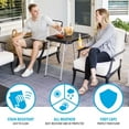 thumbnail image 6 of Lifetime 30 inch Personal Rectangle Folding Table, Indoor/Outdoor, Black (80668), 6 of 10