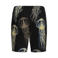 thumbnail image 5 of Naloa Jellyfish Men's Short Pajama Pants, Lounge Comfort Shorts with Elasticized Waistband and Side Pockets - X-Large, 5 of 9